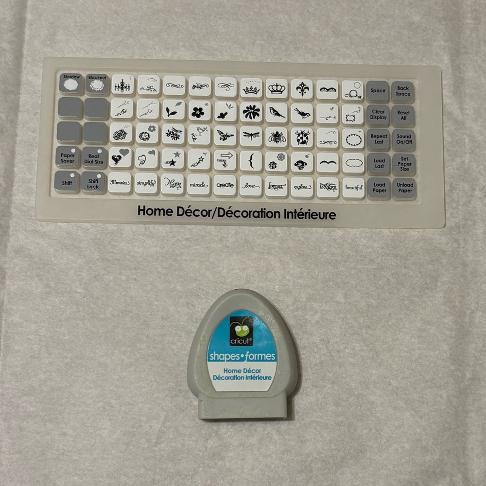 Cricut Home Décor Cartridge & Overlay